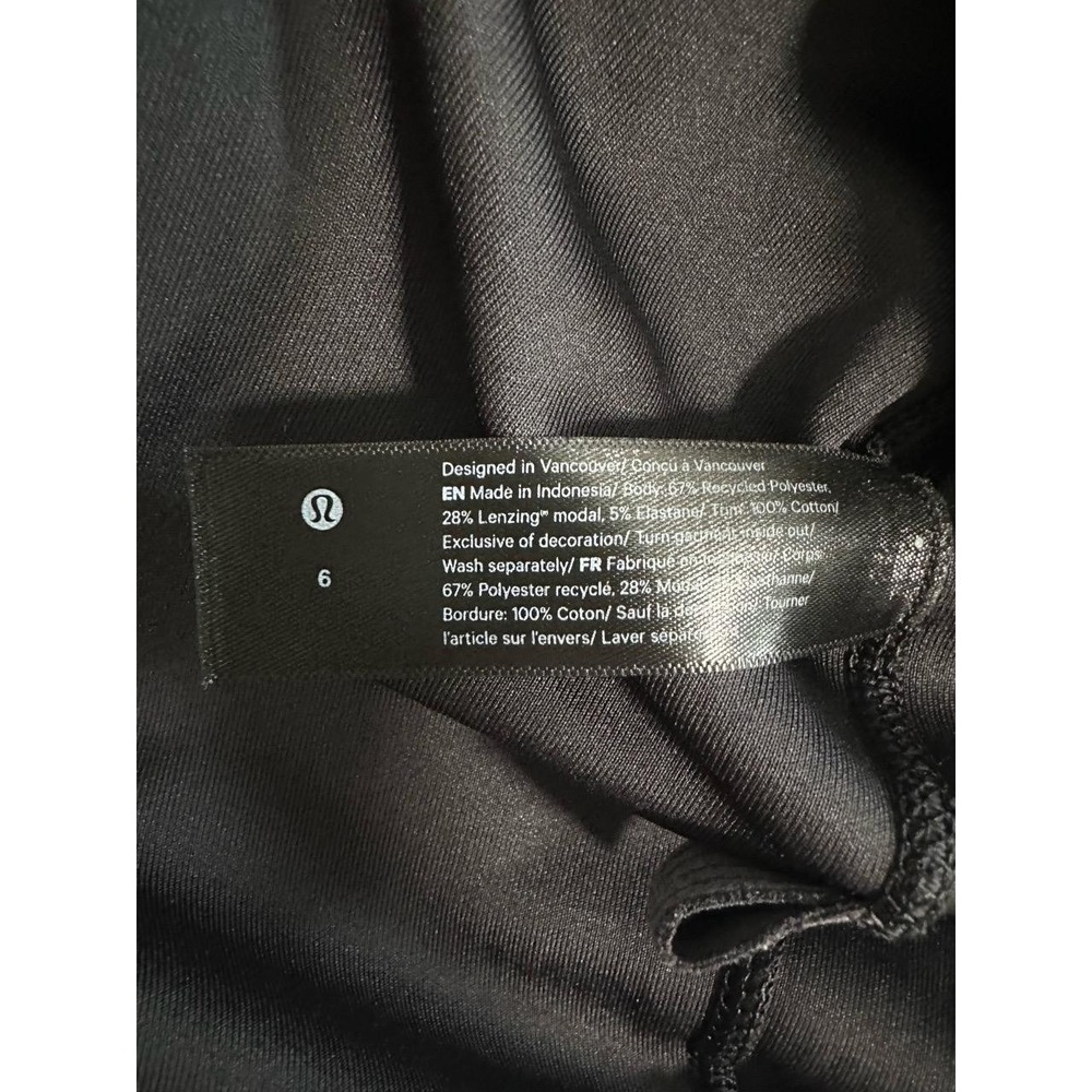 Lululemon Align Ribbed Racerback Tank Dress Medium Grey Size 6 - Picture 6 of 6